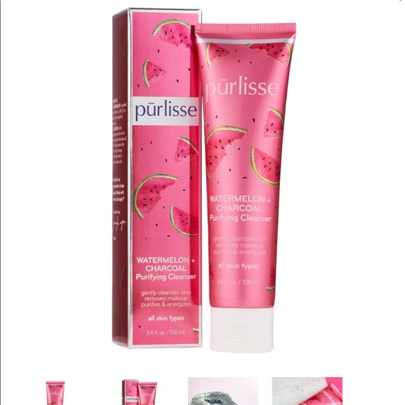 Purlisse Watermelon + Charcoal Purifying Cleanser - Picture 2 of 3